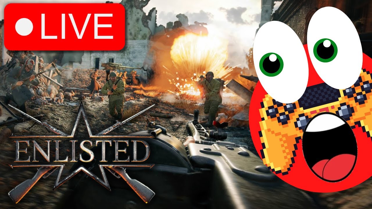 Playing Enlisted On Twitch and YouTube LIVE