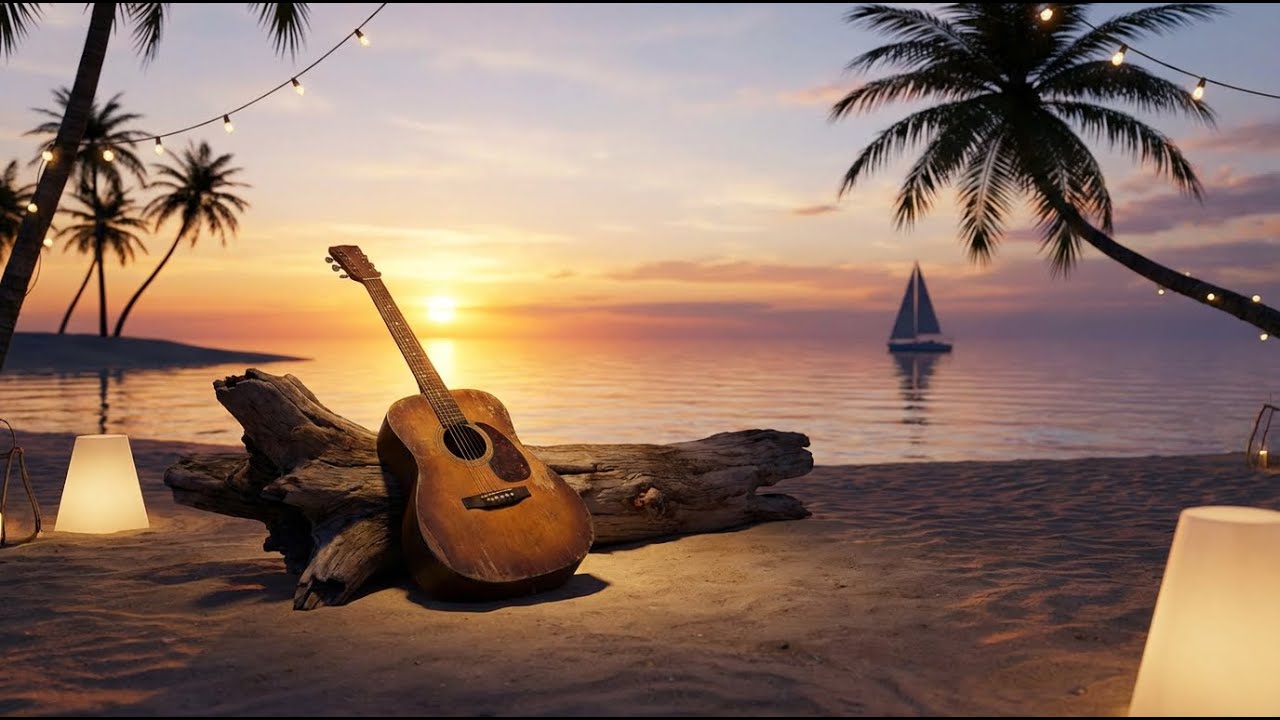 Arabic Oud & Spanish Guitar – Peaceful Coastal Meditation
