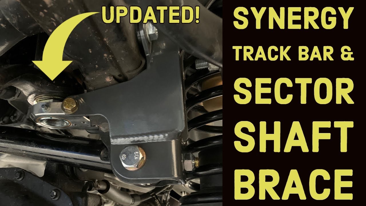 Updated Synergy Track Bar and Sector Shaft Brace - JL / JT