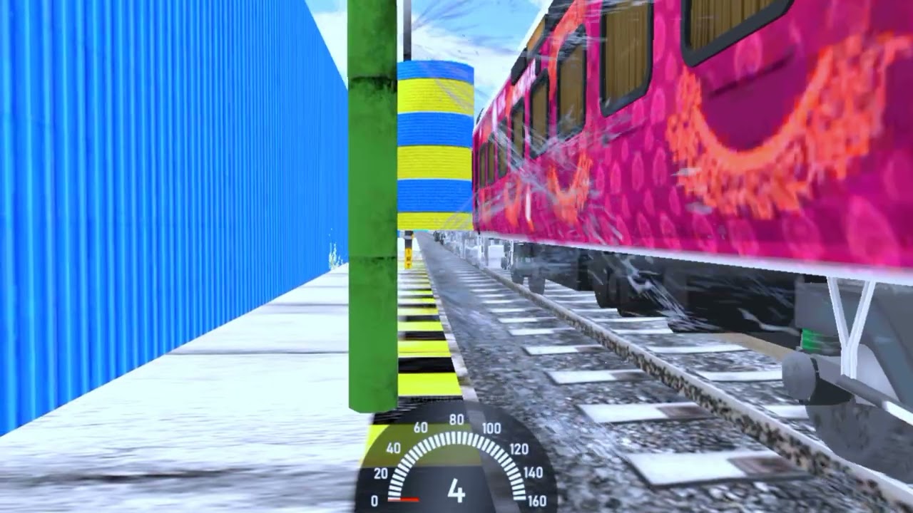 Rajdhani Express Fully Clean In Washing Station - Indian Railway Train Simulator - 352 Episode