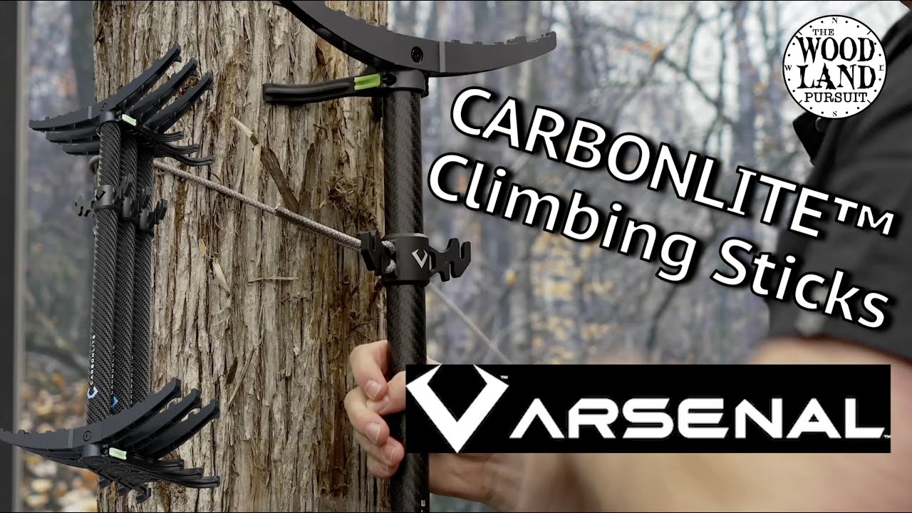 2026 CARBONLITE CLIMBING STICKS FROM ARSENAL PERFECT FOR SADDLE HUNTERS ATA