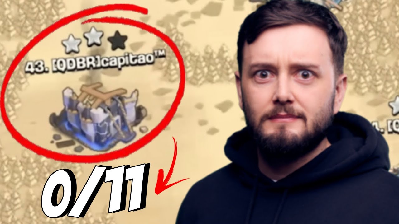 ESSA BASE DEFENDEU 11 ATAQUES CONTRA CLÃ CAMPEÃO 1 !