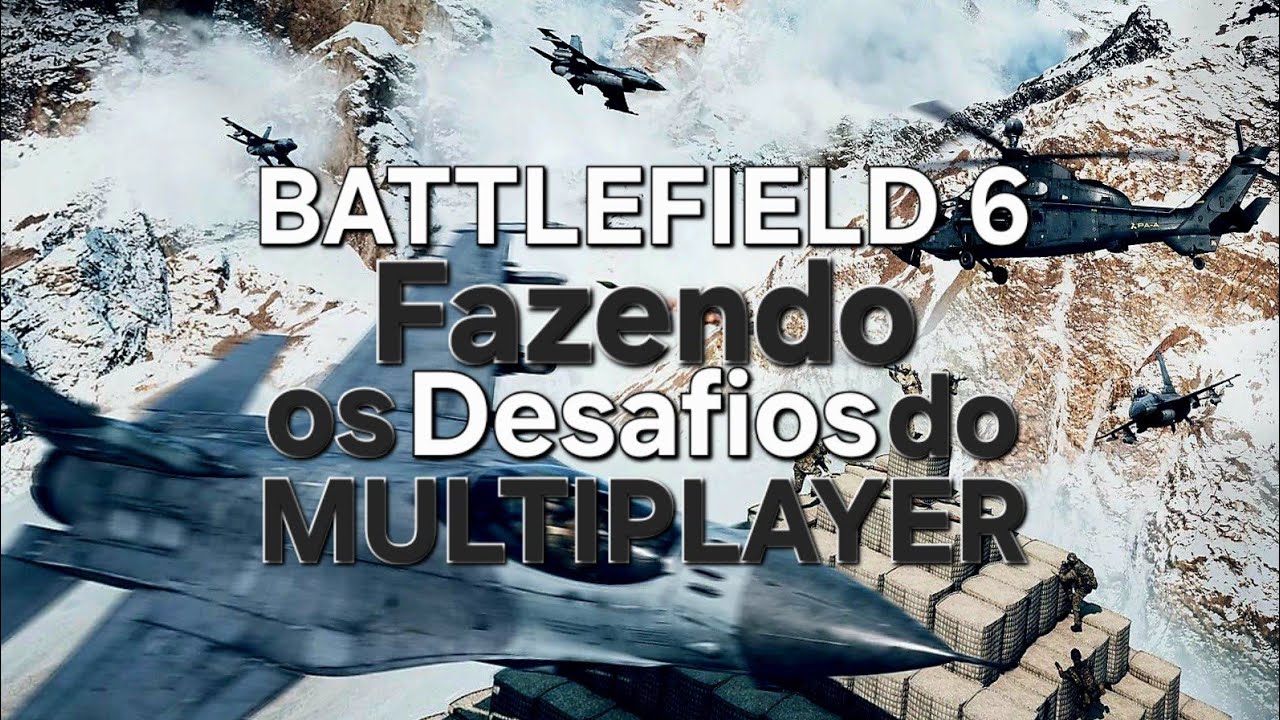 🪂🔴Fazendo os Desafios do MULTIPLYER | BATTLEFIELD 6