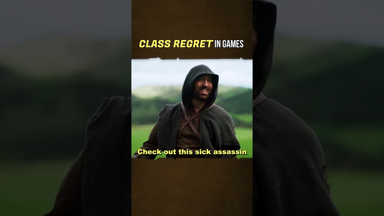 Regretting your class choice in games #shorts
