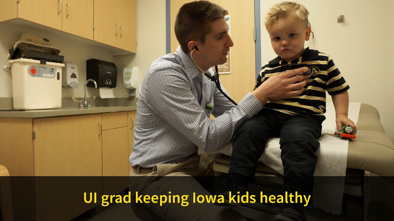 UI educated, practicing medicine in Iowa