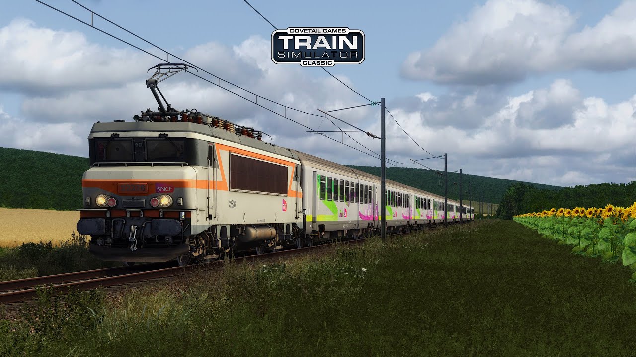 Train Simulator Classic : En BB 22200 avec un Corail Intercités | Route de France v0.95