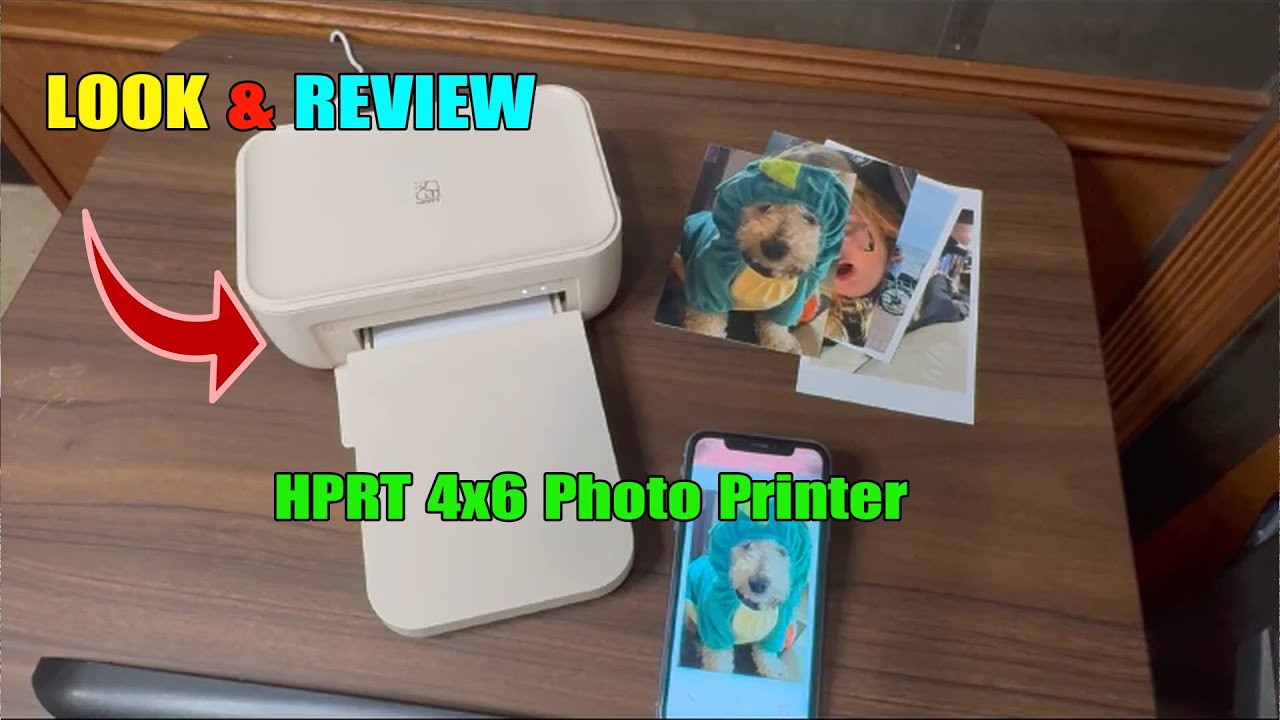 HPRT 4x6 Photo Printer Review | Best Portable Dye-Sub Printer for Smartphones? #amazon