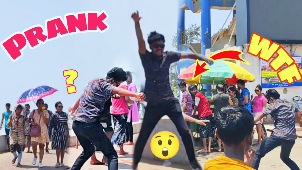 Brown munde dance in public || Epic reaction 😂  Digha prank