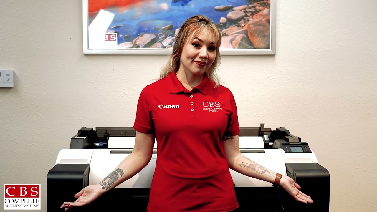 Canon imagePROGRAF TM 305 Tutorial Full video