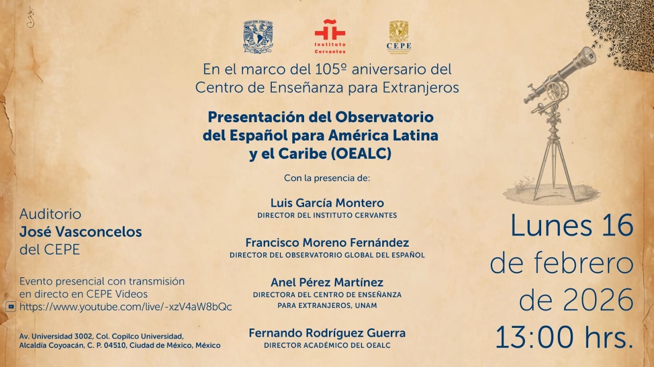 Presentación del Observatorio del Español para América Latina y el Caribe