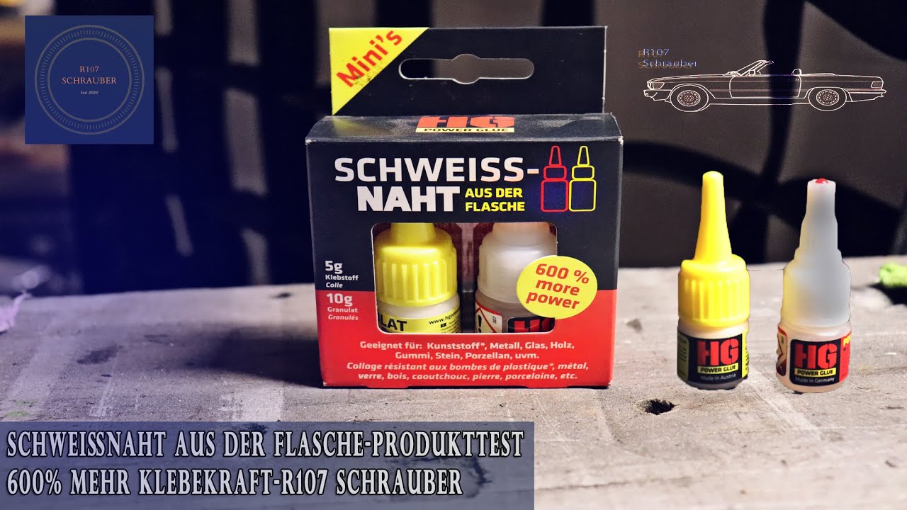 Schweißnaht aus der Flasche - HG Power Glue im Test