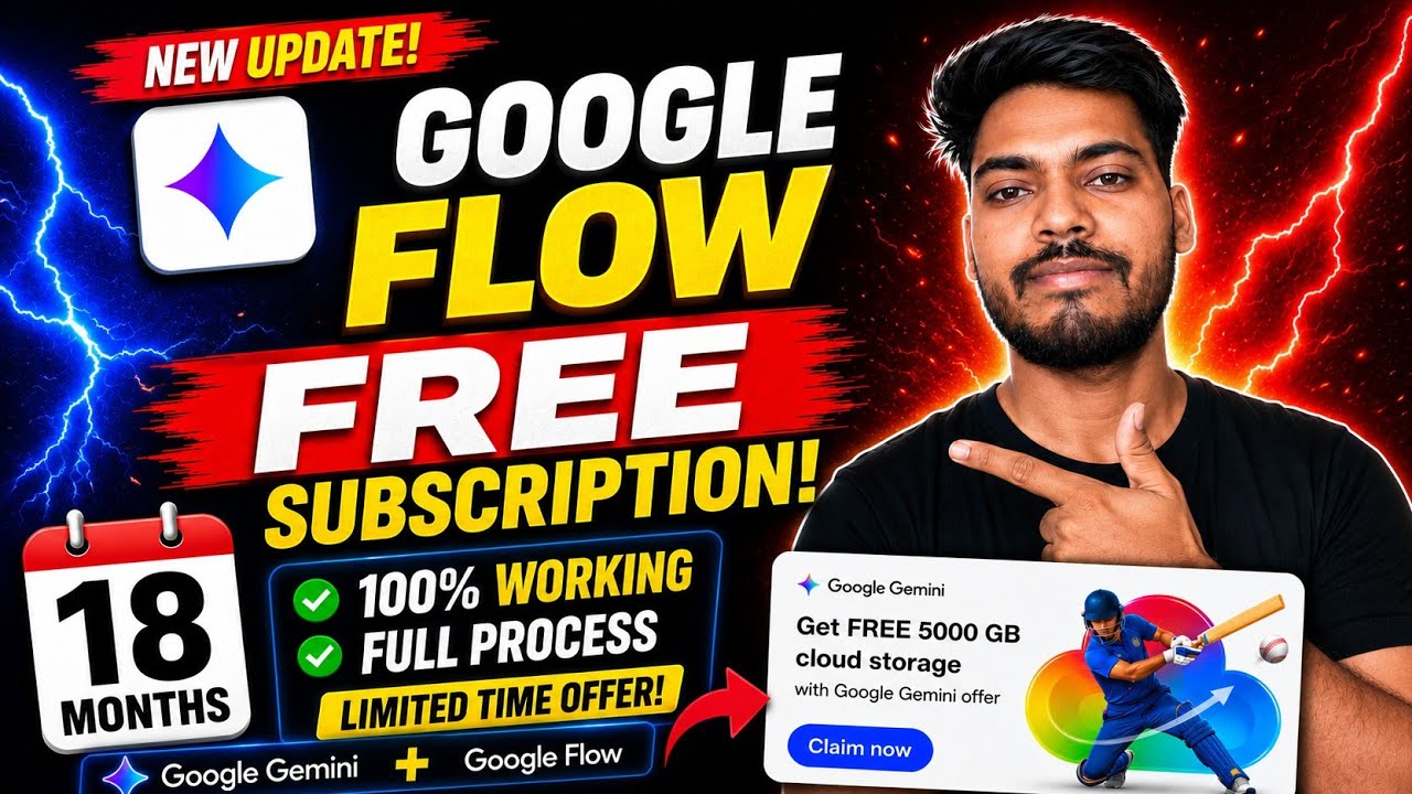 Google Flow Free Subscription | Flow AI Free Credits Unlimited Secret 🧐