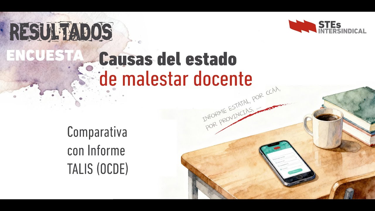 Rueda de prensa de STEs-i. Informe sobre los resultados de la encuesta docente.