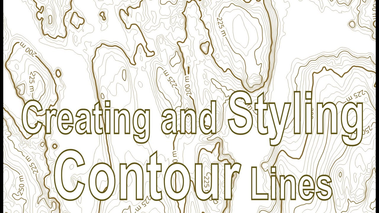 QGIS User 0027 - Styling Contour Lines