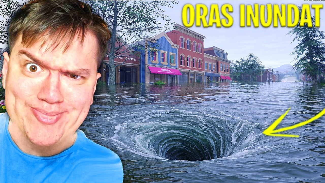 Scurg APA dintr-un ORAS INUNDAT