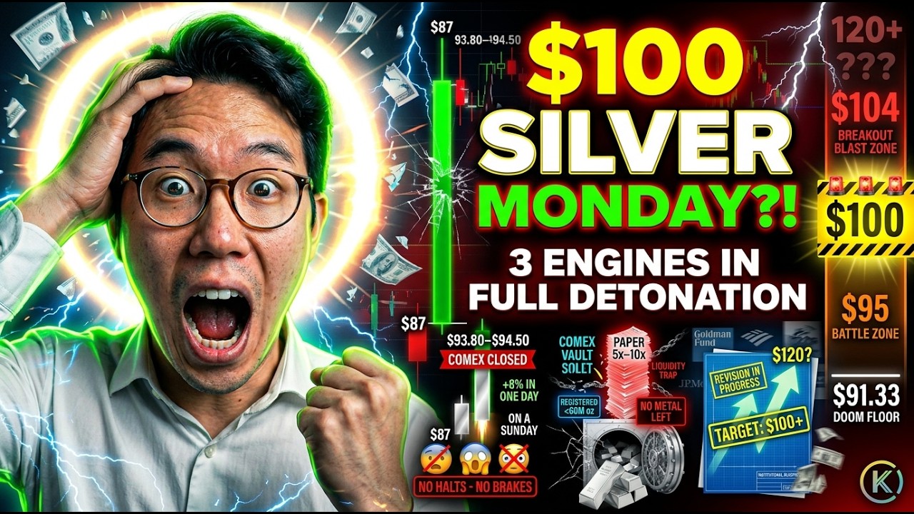 JUST IN: $100 SILVER MONDAY?! 3 ENGINES ARE ABOUT TO DETONATE THIS MARKET