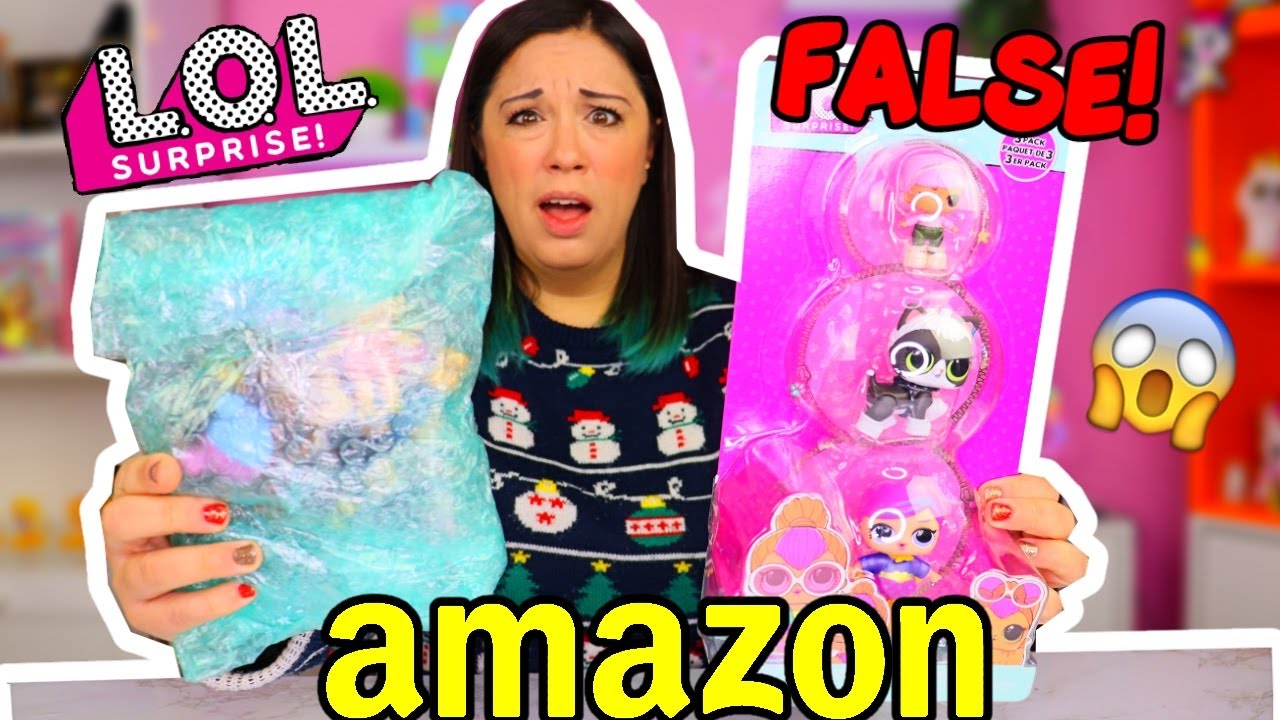 Apro LOL SURPRISE FALSE COMPRATE su AMAZON a 5 EURO! LOL FAKE!