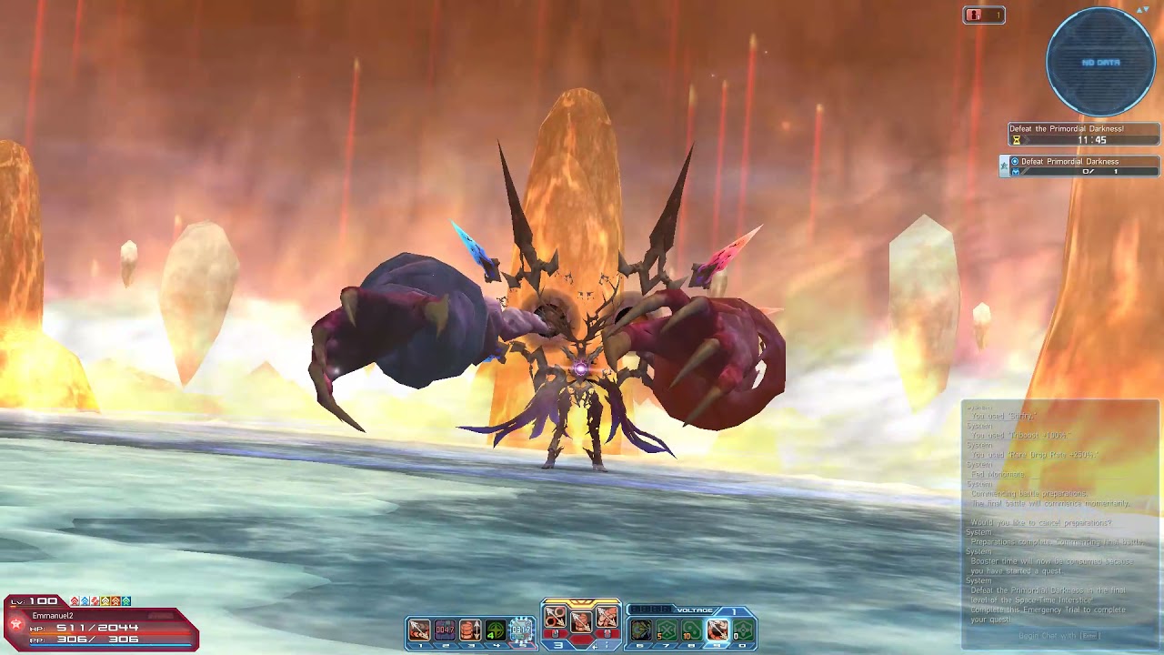 [PSO2 GLOBAL] Final Battle: Space-Time Interstice Depth 100 7:27 - Fi/Lu