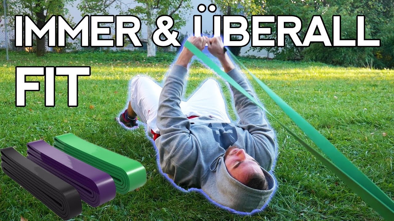 8 Übungen mit Fitnessband / Widerstandsband - Ganzkörper Training - Resistance Band