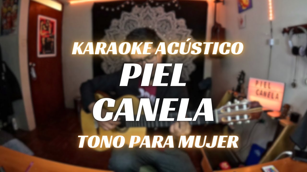 Piel Canela - Bobby Capó | Karaoke acústico🎶