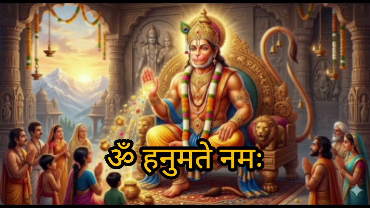 108 times ॐ हनुमते नमः #youtubevideo #hanumanji