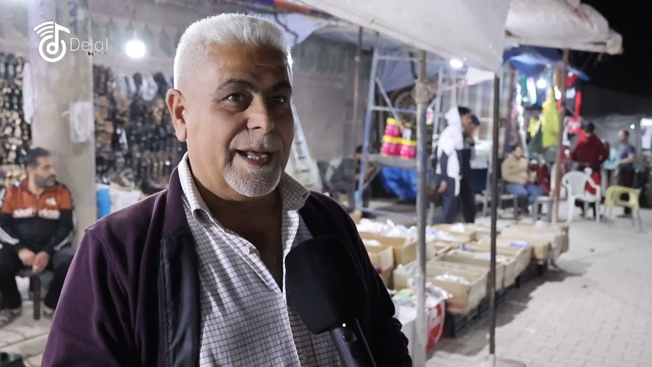 اجواء حركة التسوق في عفرين والتجهيزات اهالي للعيد