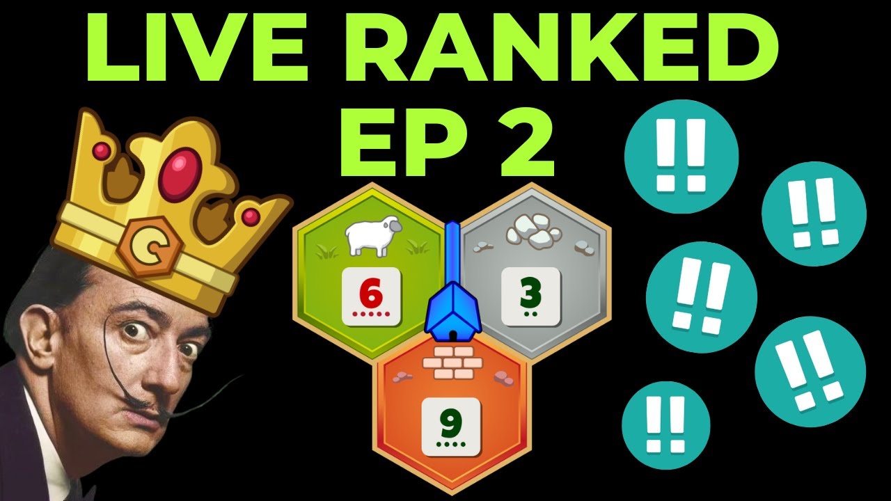 Catan Pro Plays Ranked Live - Episode 2 
