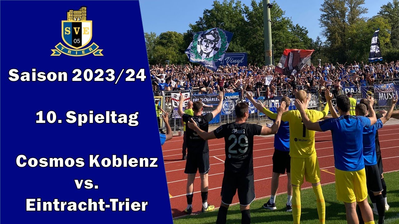 SVE-TV: Cosmos Koblenz vs. Eintracht-Trier - Highlights (10. Spieltag Saison 23/24)