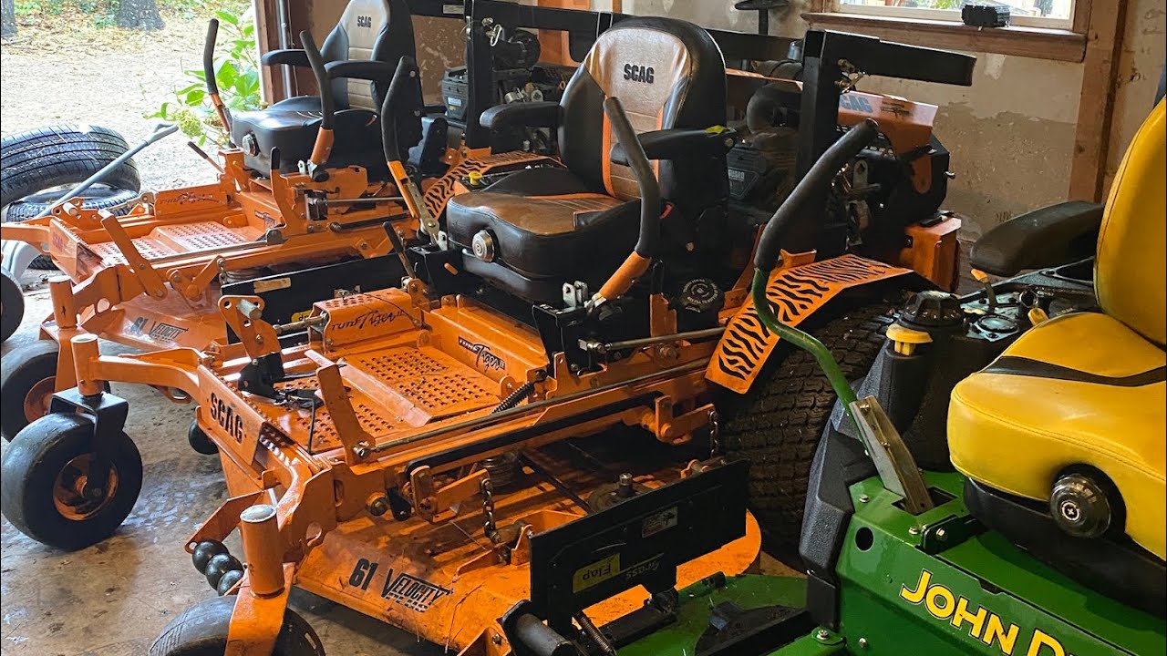 Blade swap on Scag Turf Tiger 2