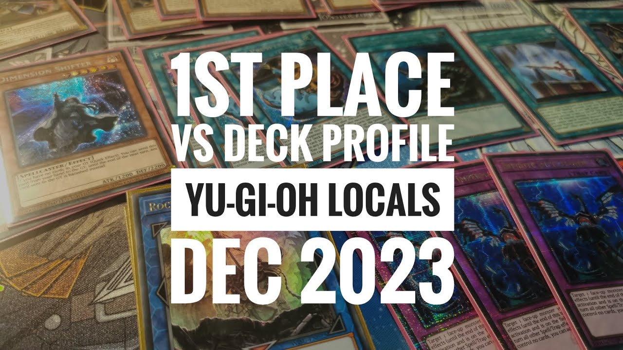 🥵FIRST PLACE🥇Vanquish Soul Deck Profile Dec 2023 Locals Report Combo Tutorial How to Play Yu-Gi-Oh!