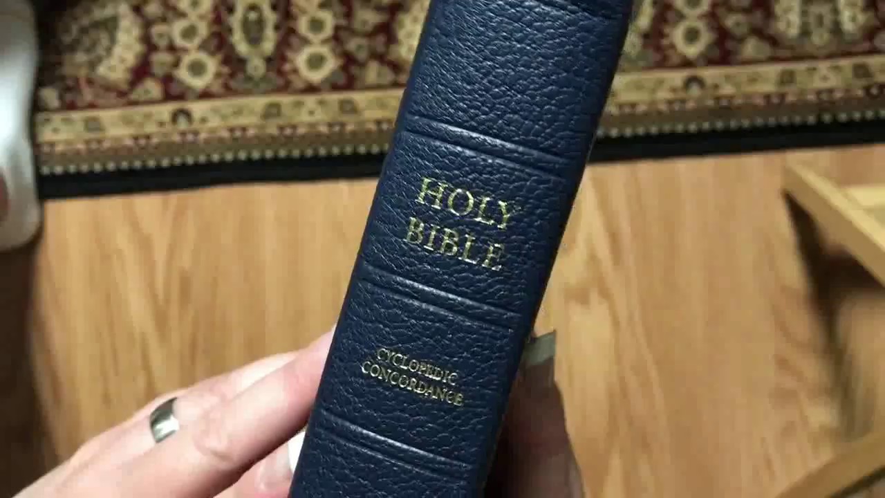 Bible Unboxing - R L Allan Brevier Clarendon KJV Blue Goatskin