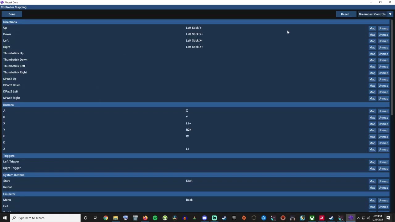 Fightcade MVC2 controls/vmu setup