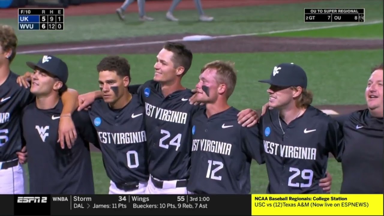 WVU Baseball Country Roads - 2026 Regional Final win over Kentucky