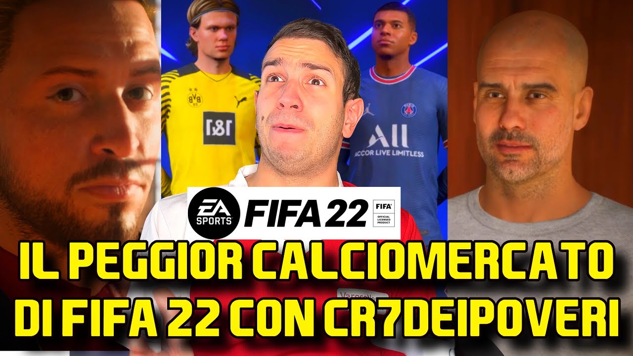 IL PEGGIOR CALCIOMERCATO DI FIFA 22 CON CR7 DEI POVERI - SE I VIDEOGIOCHI PARLASSERO - Ale Vanoni
