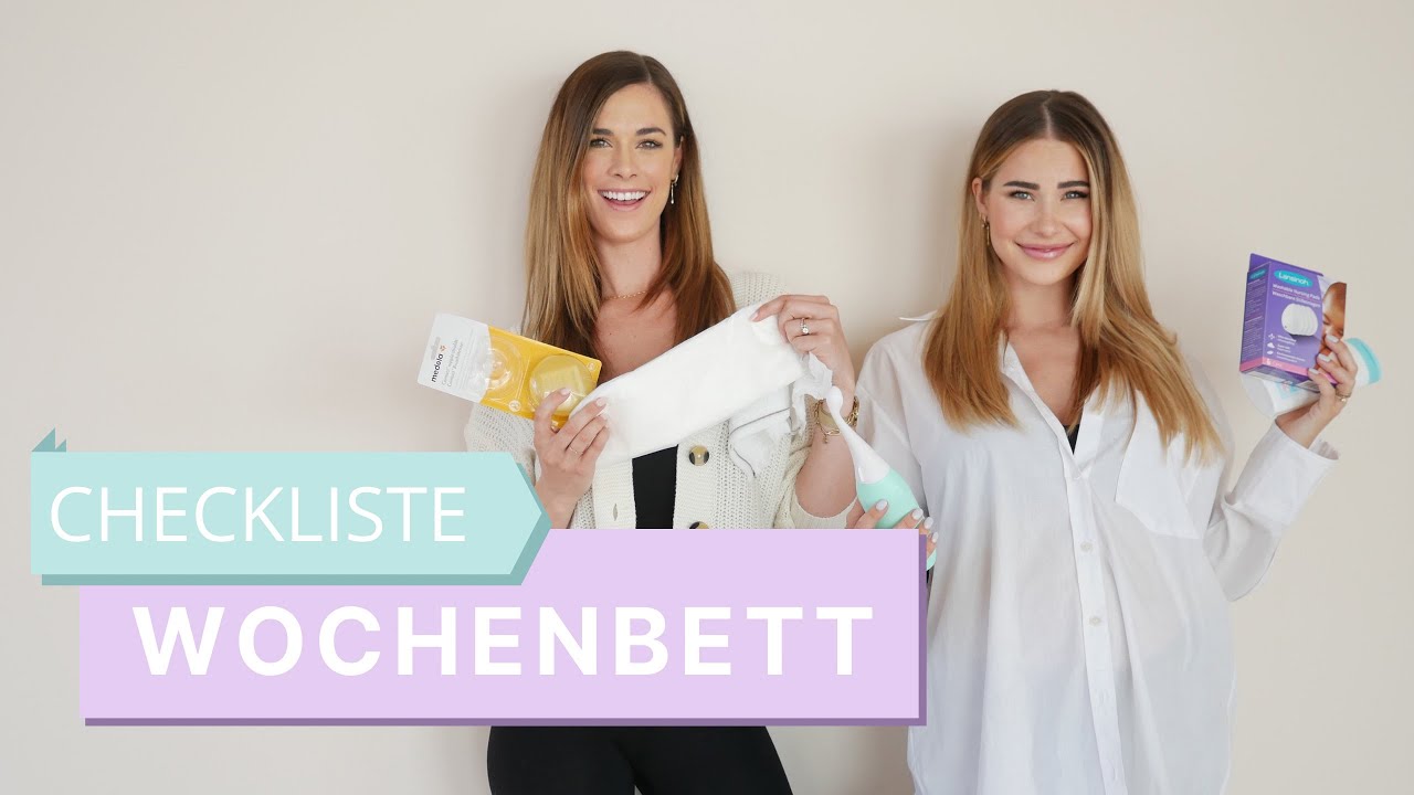 WOCHENBETT CHECKLISTE I Was brauche ich wirklich? I Wochenbett Tipps I by Anahita & Olivia