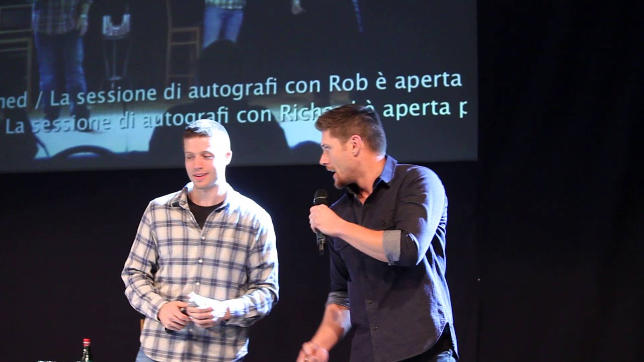 Jus in Bello 2013 - Ty trying to make Jensen laugh!