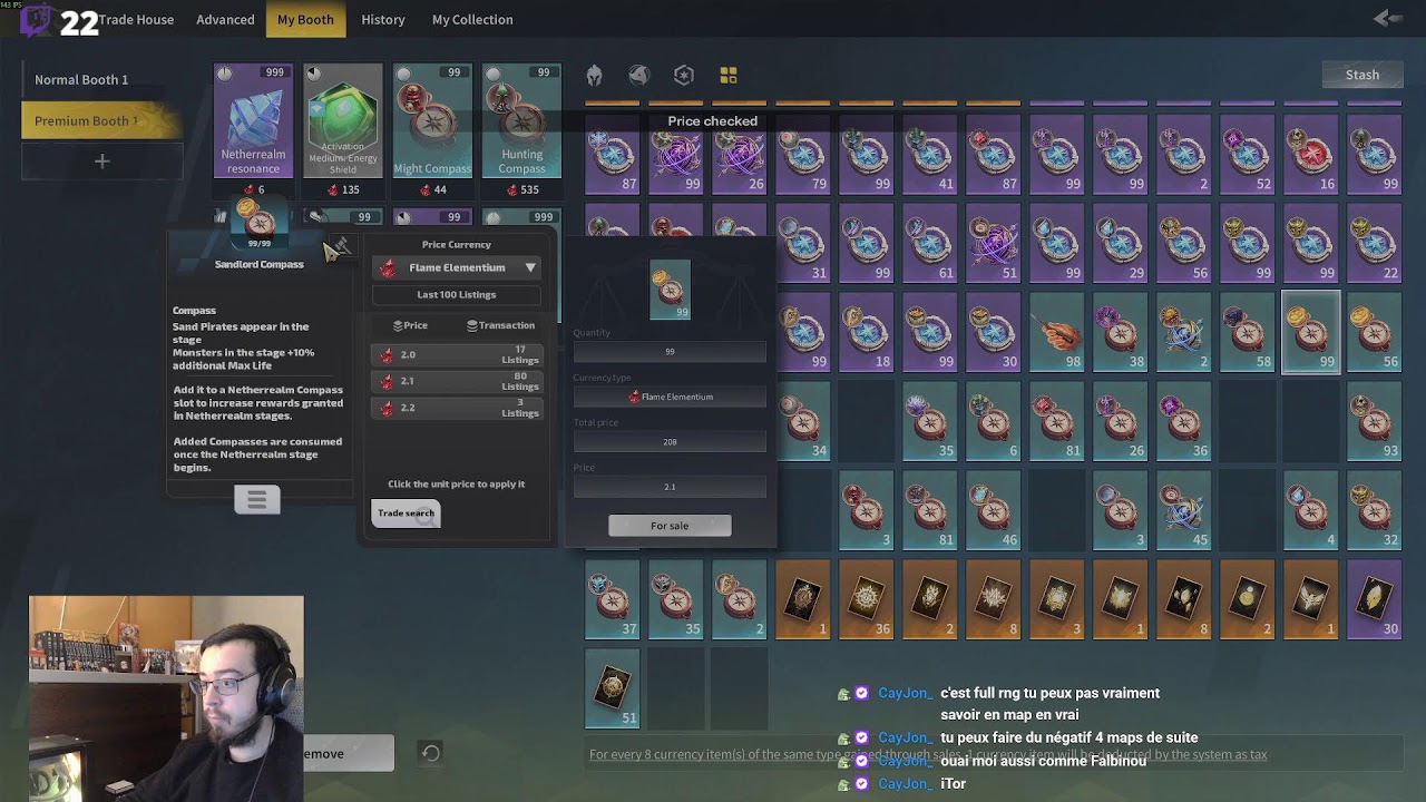 TLI FR: Erika2 RoA Armor stacker farm en deep, venez discuter et chill, ouvert aux débutants!