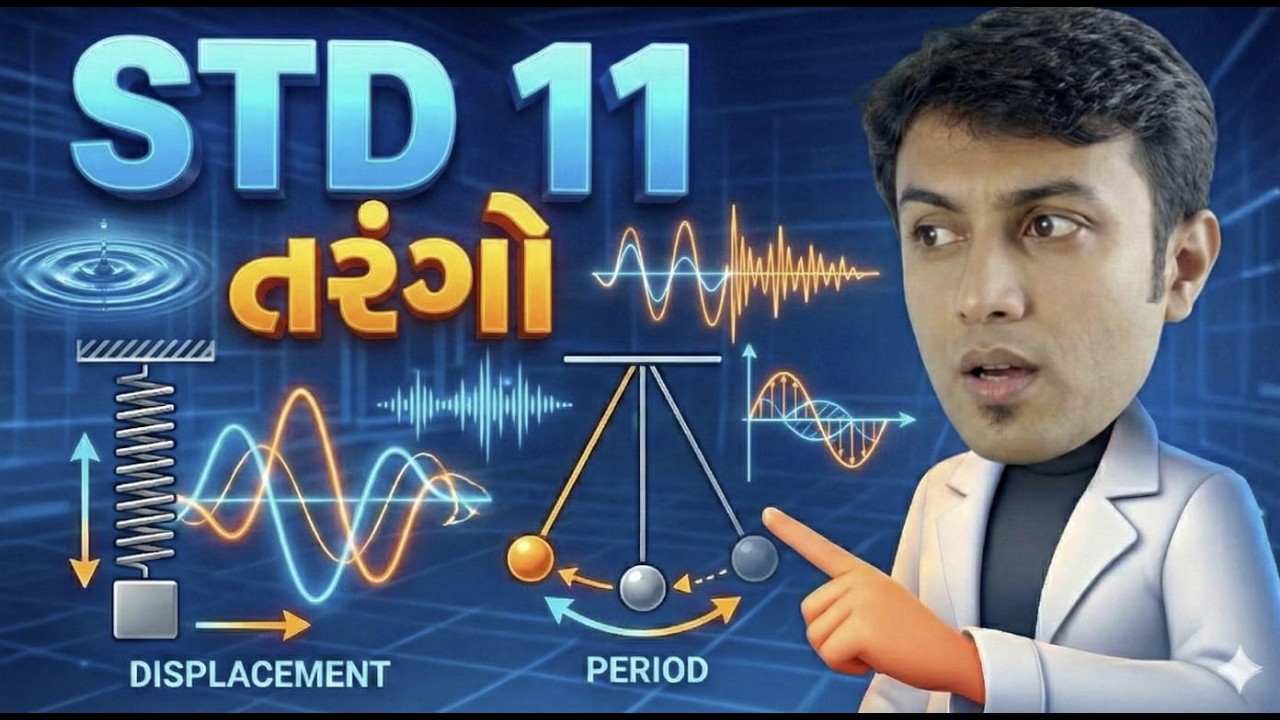ધોરણ ૧૧ તરંગો ના MCQ NEET અને JEE માટે ના MCQ