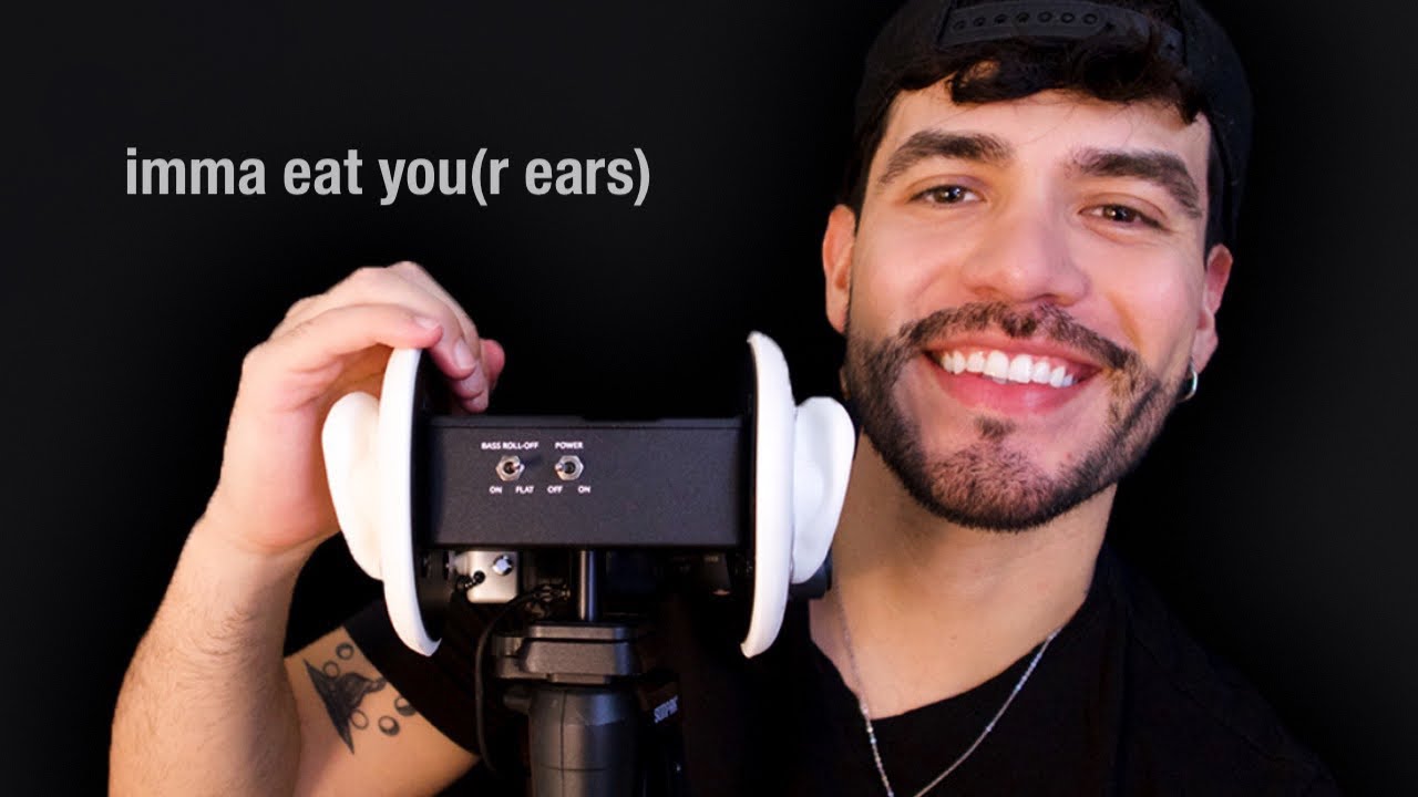A Breathy Ear Eating ASMR (male whisper)