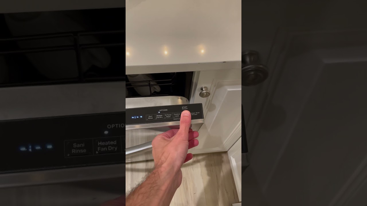 How to operate the Dishwasher
