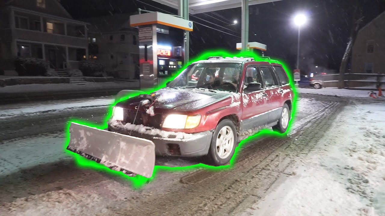 We BUILT the World's CHEAPEST Snow Plow!