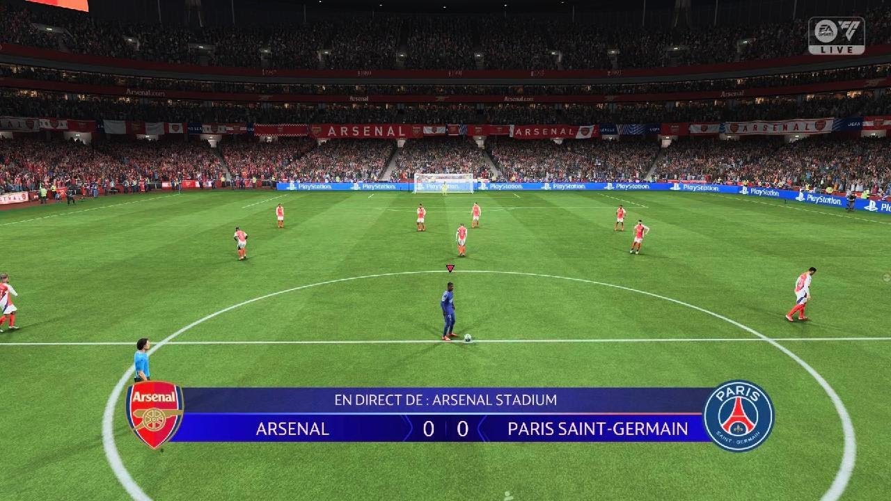 FC 25 Arsenal VS PSG Demi Final allée LDC PS5 4K60
