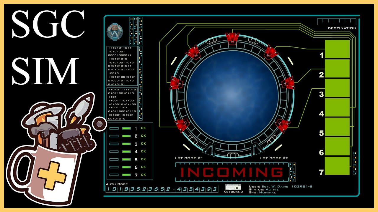 Stargate Command Dialing Computer Simulator (Stargate SG-1) | SGCSim - Let's Play / Gameplay