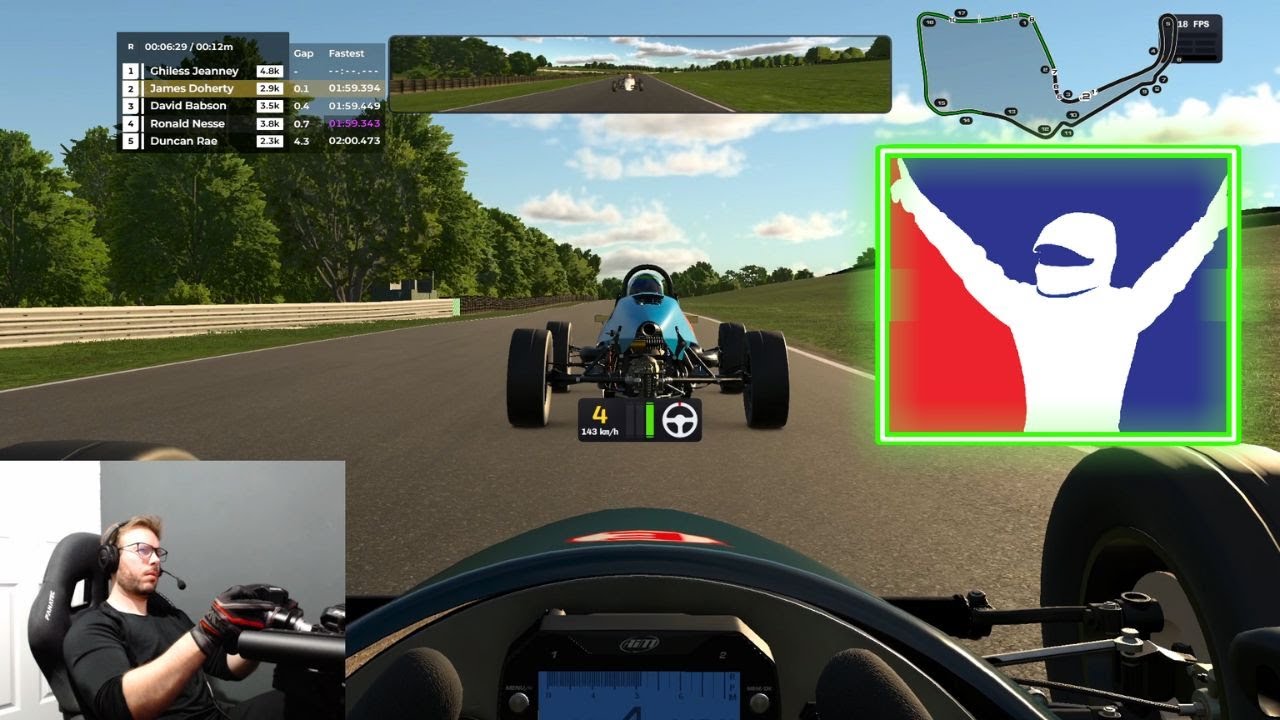Head to Head against Esports Driver on iRacing