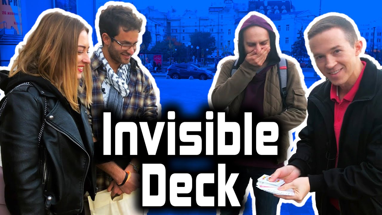 Invisible Deck performance // Street Magic