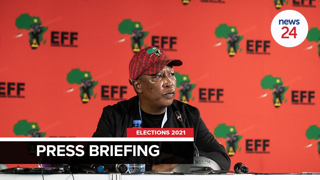 FULL SPEECH | EFF leader Julius Malema briefs media at the IEC