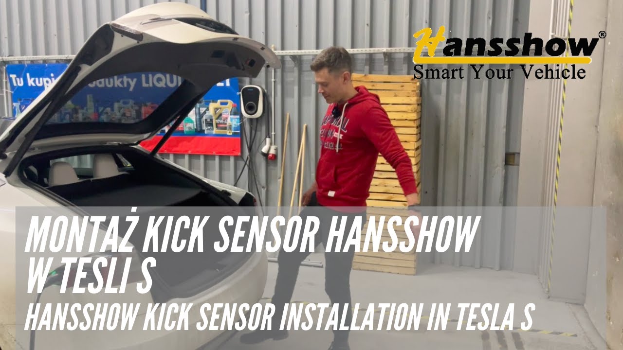 Montaż kick sensor Hansshow w Tesli Model S | Hansshow kick sensor installation. TESLA S | EV Repair