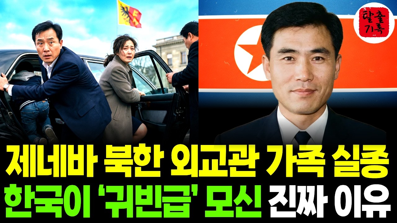 제네바 북한 외교관 가족 실종, 한국이 ‘귀빈급’으로 모셔온 진짜 이유 | 탈북사연