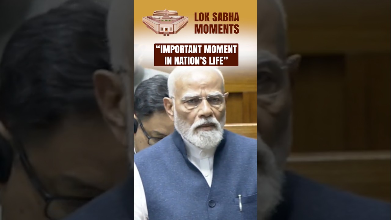 PM Modi Calls Women&rsquo;s Bill A  Landmark in India&rsquo;s Democracy | #modi #viral #rahulgandhi