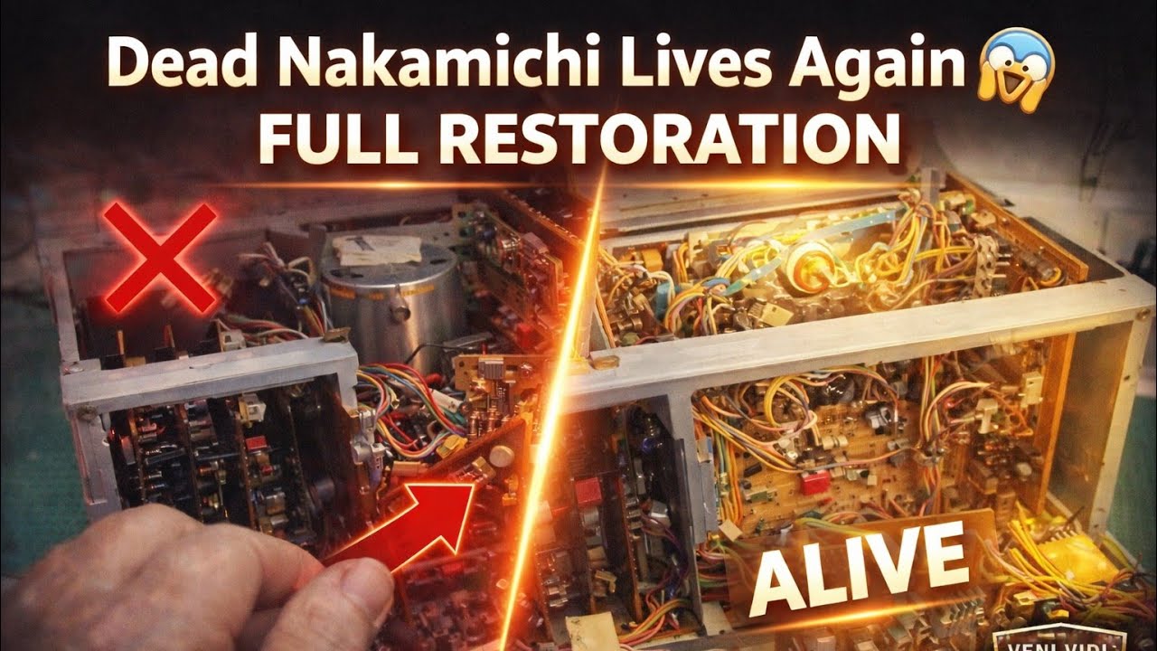 Dead Nakamichi Lives Again 😱 Full Restoration